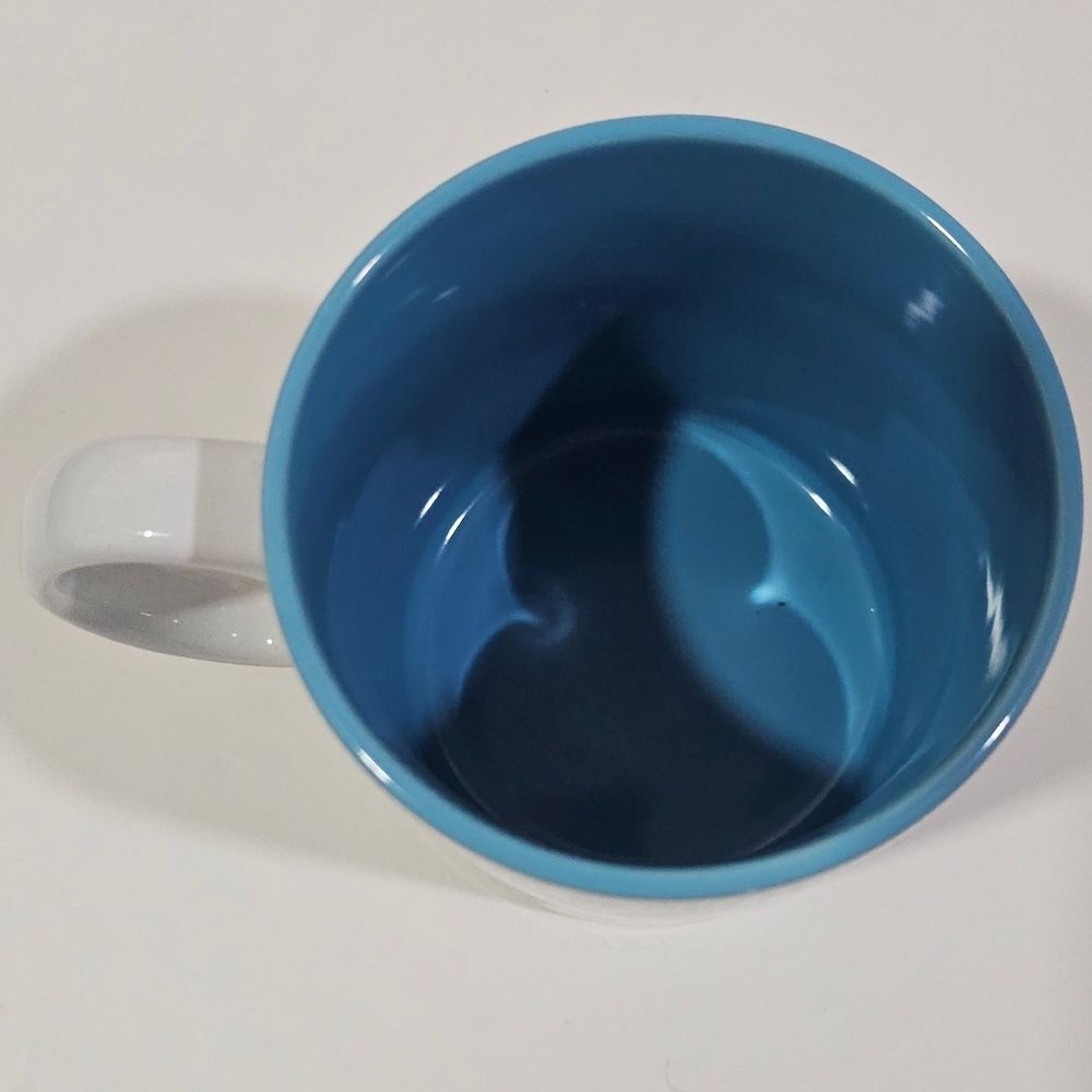 Disney Stitch Holiday Mug - Blue and White Christmas Cup - Picture 5 of 5